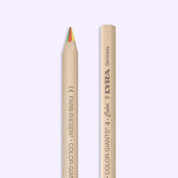 [리라] 칼라자이언트 4색 색연필 낱개