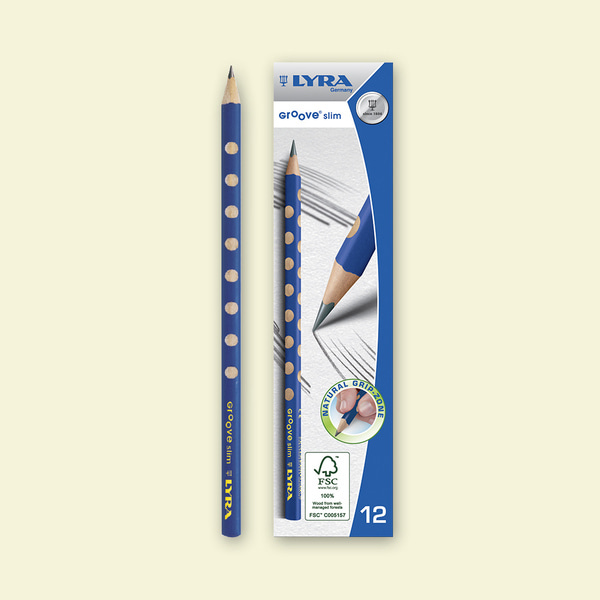 [리라그루브] 슬림 연필 2B,HB 교정연필